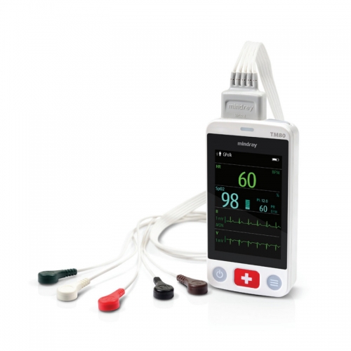 Mindray BeneVision TM80 Wireless Telemetry Patient Monitor with 3.5 ...